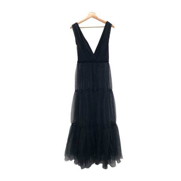 Chloe Tulle Dress in Black SAU LEE - Picture 2 of 13